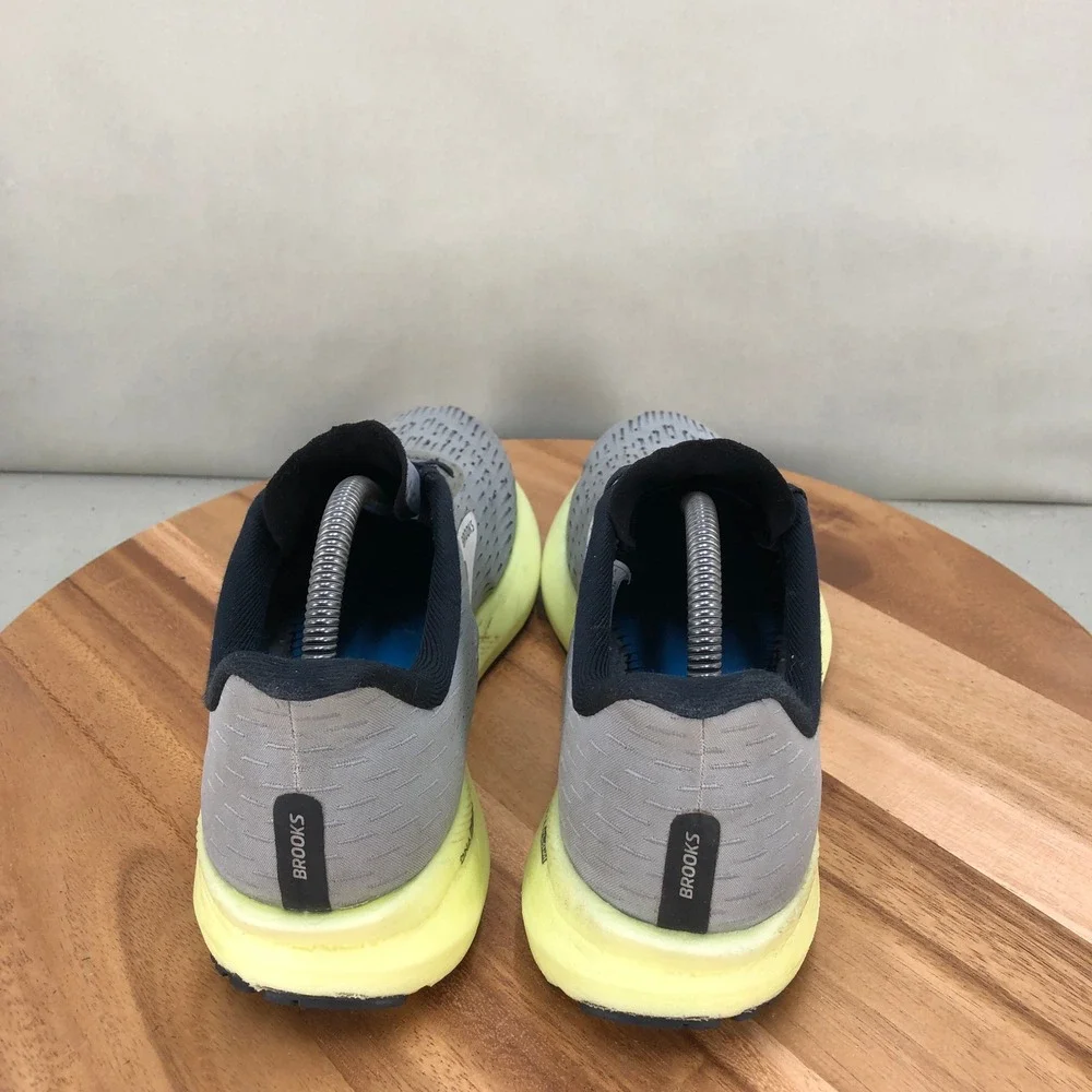 Brooks Hyperion Tempo Mens Running Shoes Grey Yellow 1103391D099 Size 9.5 D
